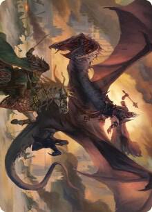 Witch-king, Bringer of Ruin Art Card [Art Series: Universes Beyond: The Lord of the Rings: Tales of Middle-earth] 34
