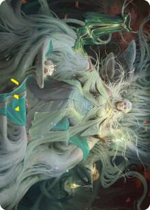 Galadriel, Gift-Giver Art Card [Art Series: Universes Beyond: The Lord of the Rings: Tales of Middle-earth] 35