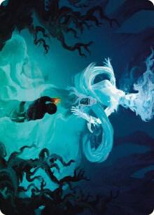 Galadriel of Lothlorien Art Card [Art Series: Universes Beyond: The Lord of the Rings: Tales of Middle-earth] 48