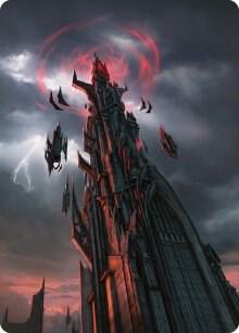 Barad-dur Art Card [Art Series: Universes Beyond: The Lord of the Rings: Tales of Middle-earth] 54