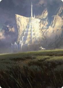 Minas Tirith Art Card [Art Series: Universes Beyond: The Lord of the Rings: Tales of Middle-earth] 55