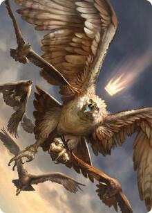Gwaihir, Greatest of the Eagles Art Card [Art Series: Universes Beyond: The Lord of the Rings: Tales of Middle-earth] 59