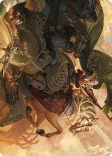Marshal's Anthem Art Card [Art Series: Universes Beyond: The Lord of the Rings: Tales of Middle-earth] 68