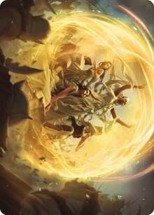 Heroic Intervention Art Card [Art Series: Universes Beyond: The Lord of the Rings: Tales of Middle-earth] 73