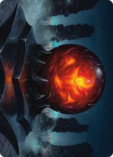 Commander's Sphere Art Card [Art Series: Universes Beyond: The Lord of the Rings: Tales of Middle-earth] 75