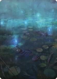 The Dead Marshes Art Card [Art Series: Universes Beyond: The Lord of the Rings: Tales of Middle-earth] 79