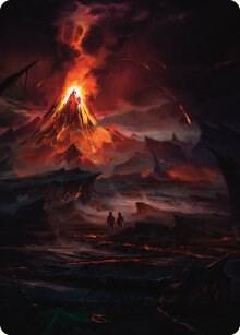Valley of Gorgoroth Art Card [Art Series: Universes Beyond: The Lord of the Rings: Tales of Middle-earth] 80