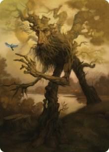Treefolk Token Art Card [Art Series: Universes Beyond: The Lord of the Rings: Tales of Middle-earth] 81
