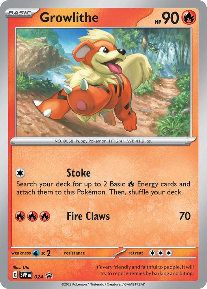 Growlithe - 024 [SV: Scarlet & Violet Promo Cards] 024