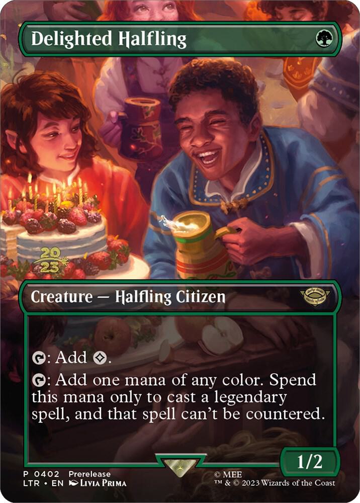 Delighted Halfling (0402) [Prerelease Cards] 402