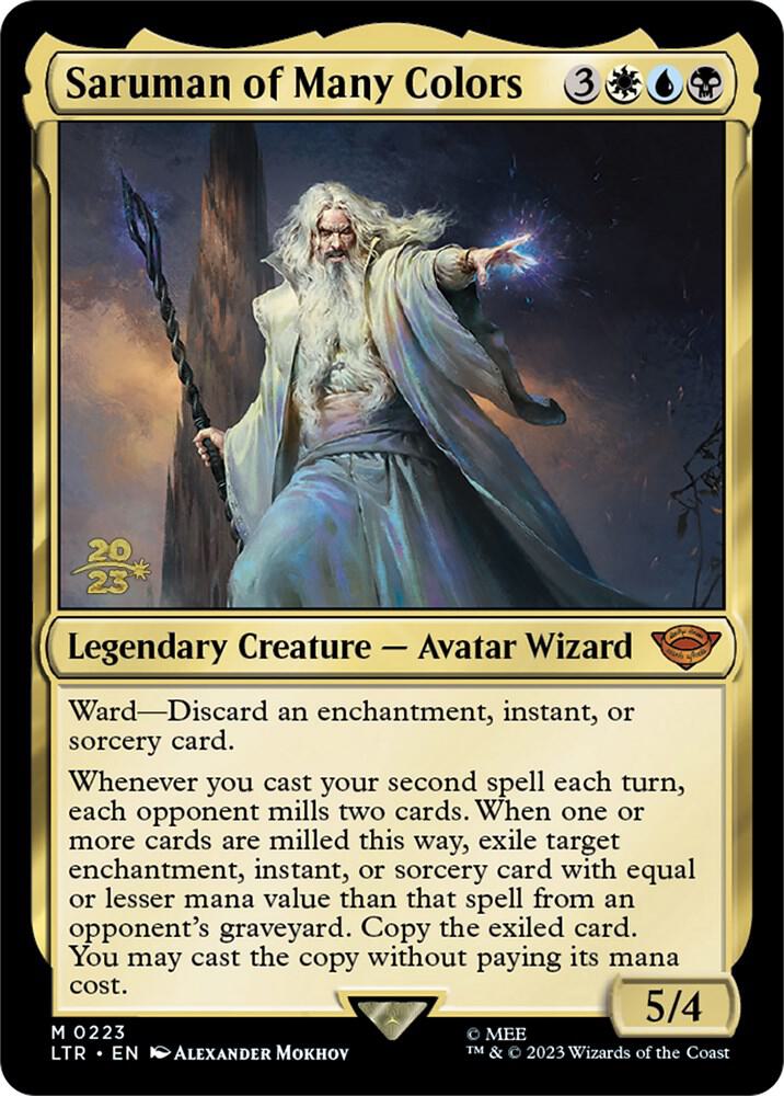 Saruman of Many Colors [Prerelease Cards] 223