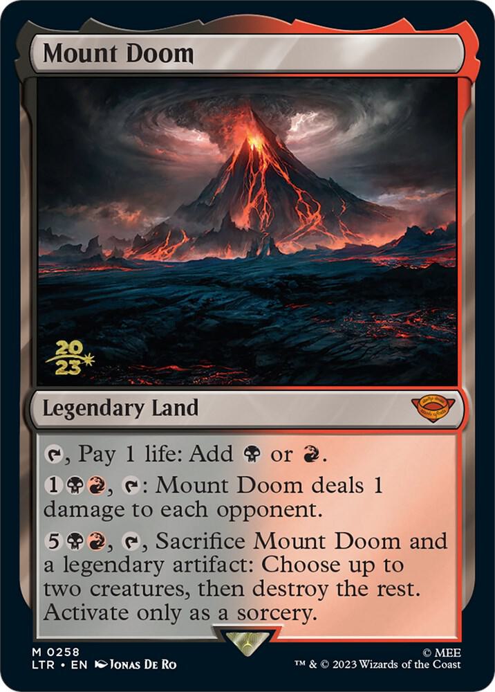 Mount Doom [Prerelease Cards] 258