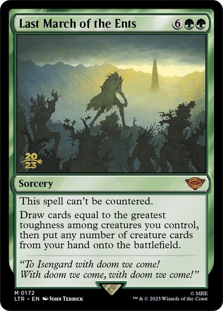 Last March of the Ents [Prerelease Cards] 172