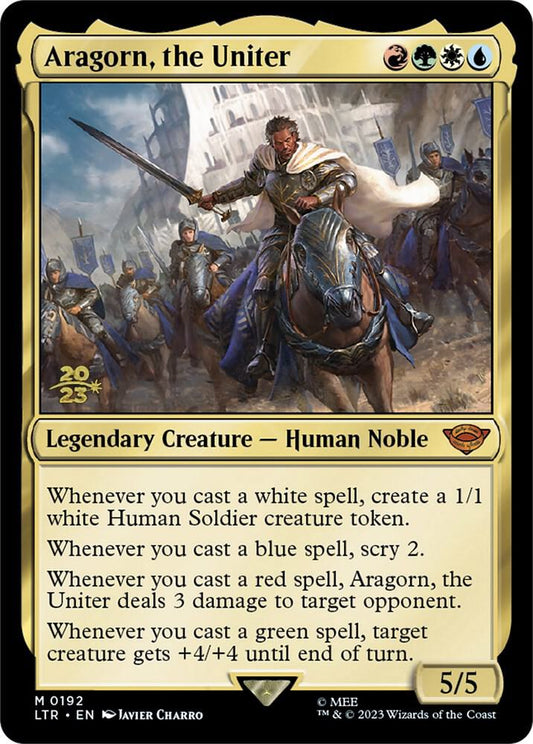 Aragorn, the Uniter [Prerelease Cards] 192