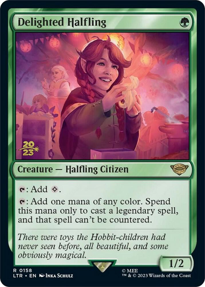 Delighted Halfling (0158) [Prerelease Cards] 158
