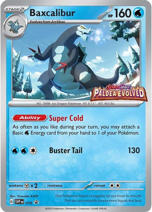 Baxcalibur - 019 (Prerelease) [SV: Scarlet & Violet Promo Cards] 019