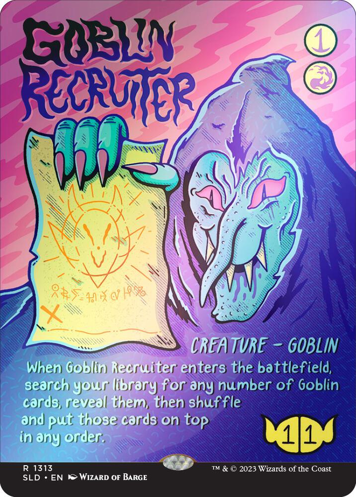 Goblin Recruiter (Rainbow Foil) [Secret Lair Drop Series] 1313