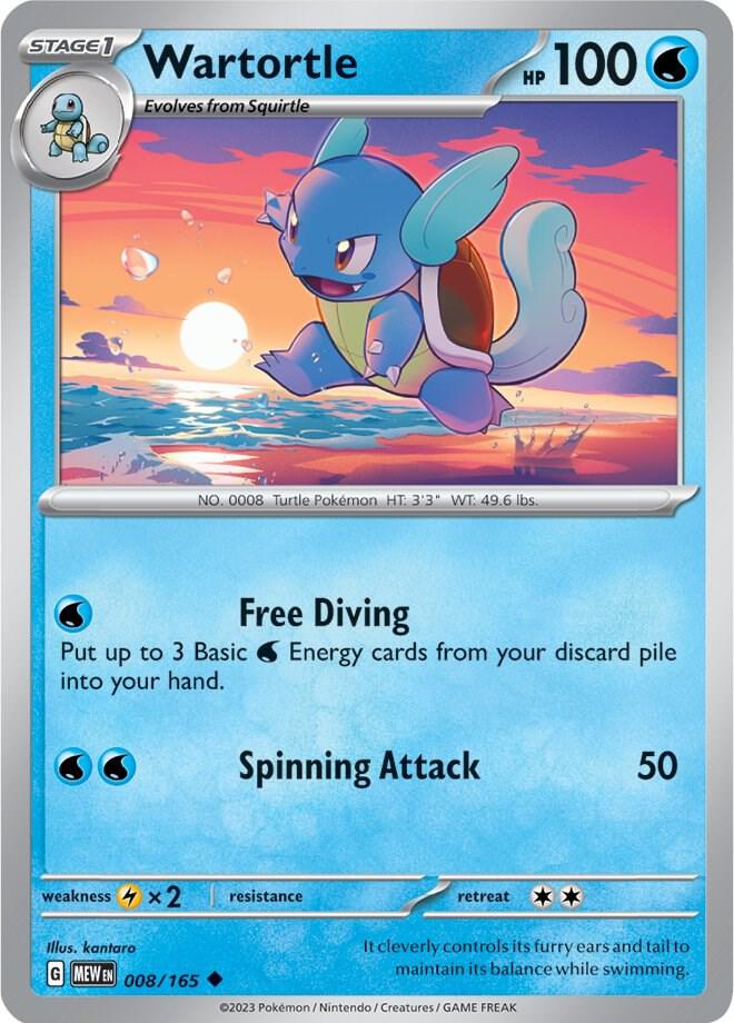 Wartortle - 008/165 [SV: Scarlet & Violet 151] 008/165