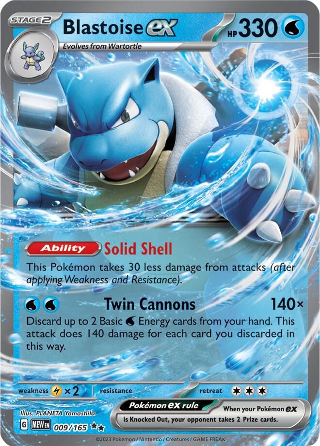 Blastoise ex - 009/165 [SV: Scarlet & Violet 151] 009/165