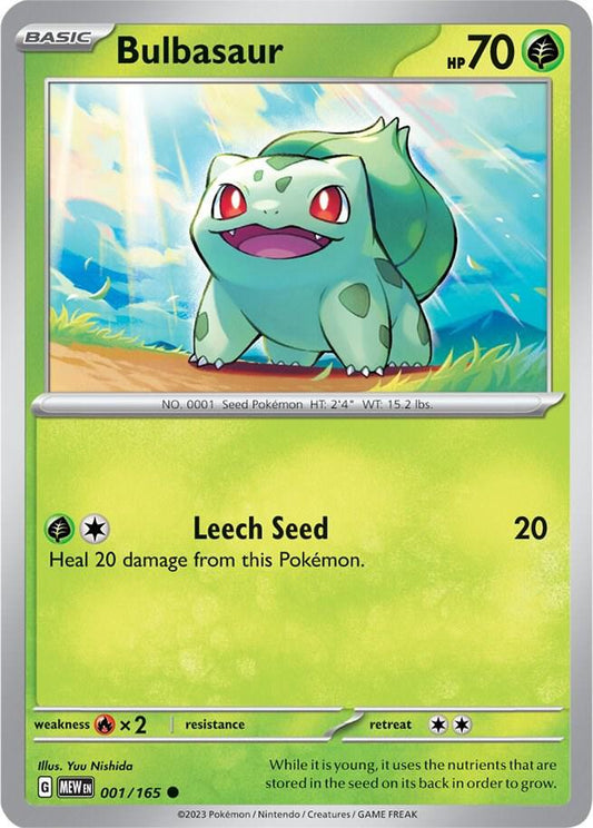 Bulbasaur - 001/165 [SV: Scarlet & Violet 151] 001/165