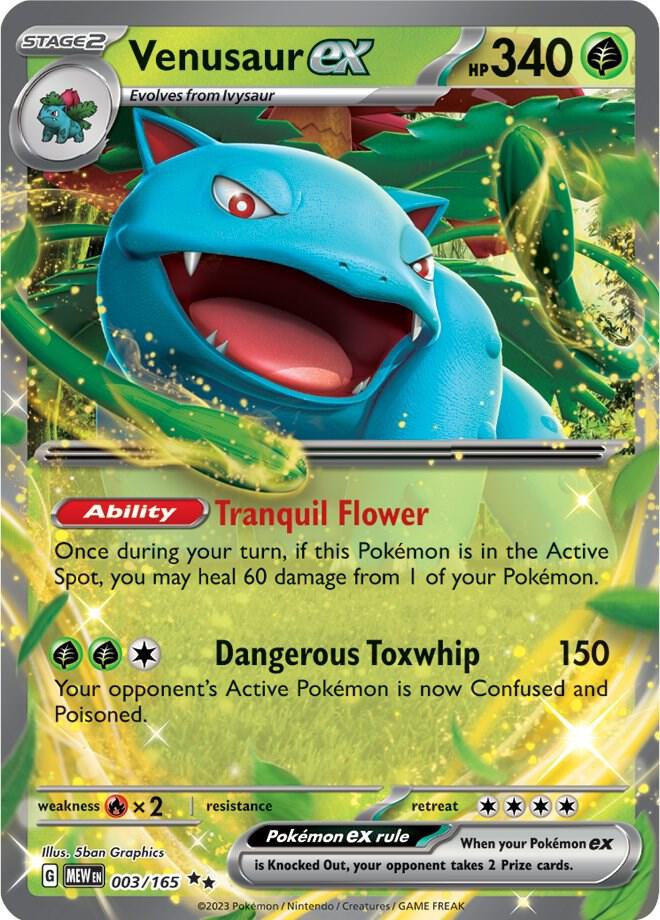Venusaur ex - 003/165 [SV: Scarlet & Violet 151] 003/165