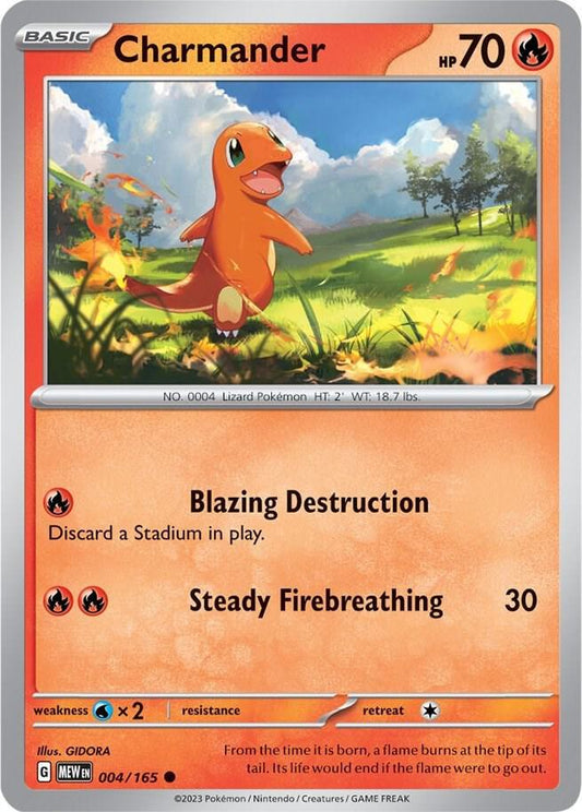 Charmander - 004/165 [SV: Scarlet & Violet 151] 004/165