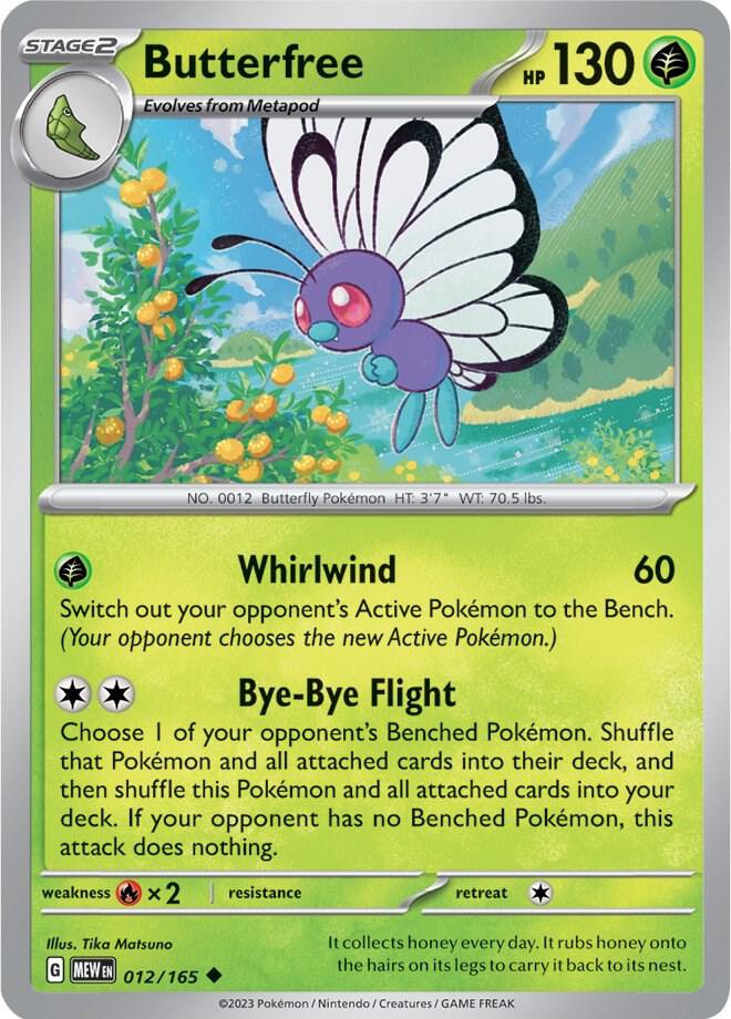 Butterfree [SV: Scarlet & Violet 151] 012/165