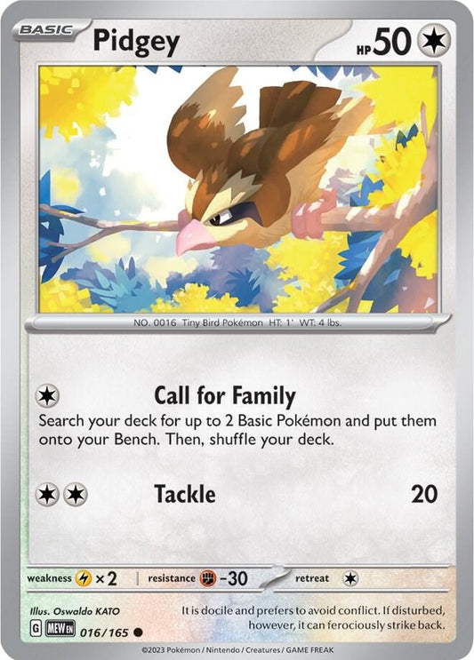 Pidgey [SV: Scarlet & Violet 151] 016/165