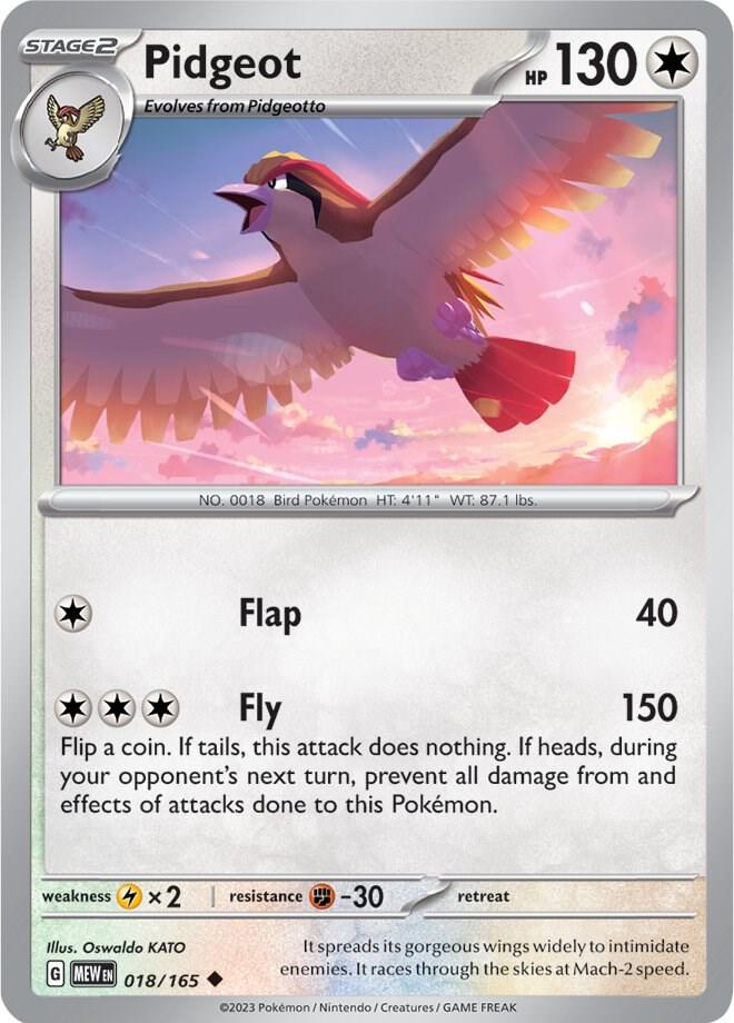 Pidgeot [SV: Scarlet & Violet 151] 018/165