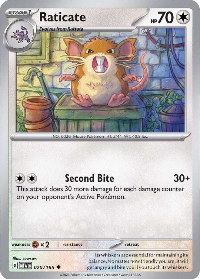 Raticate [SV: Scarlet & Violet 151] 020/165