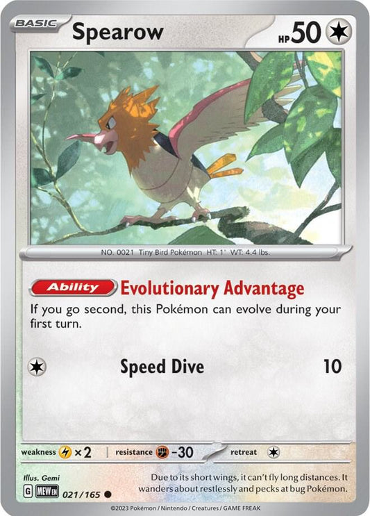 Spearow [SV: Scarlet & Violet 151] 021/165