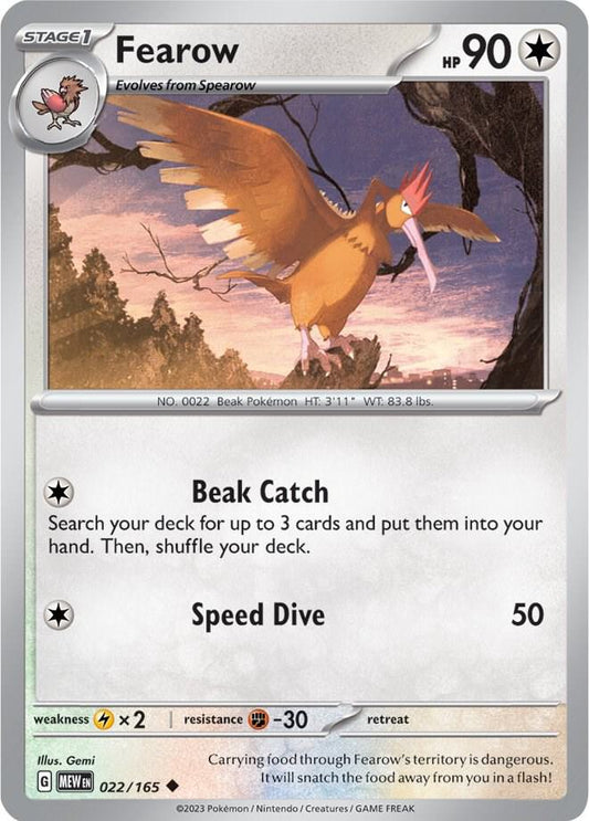 Fearow [SV: Scarlet & Violet 151] 022/165