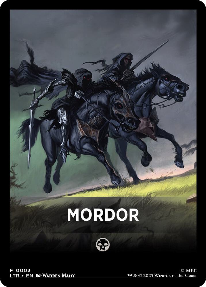 Mordor Theme Card [Universes Beyond: The Lord of the Rings: Tales of Middle-earth] 3