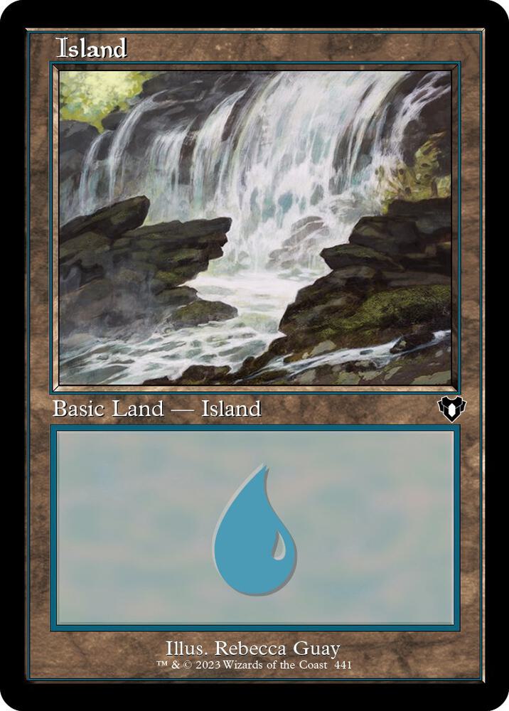 Island (441) (Retro Frame) [Commander Masters] 441