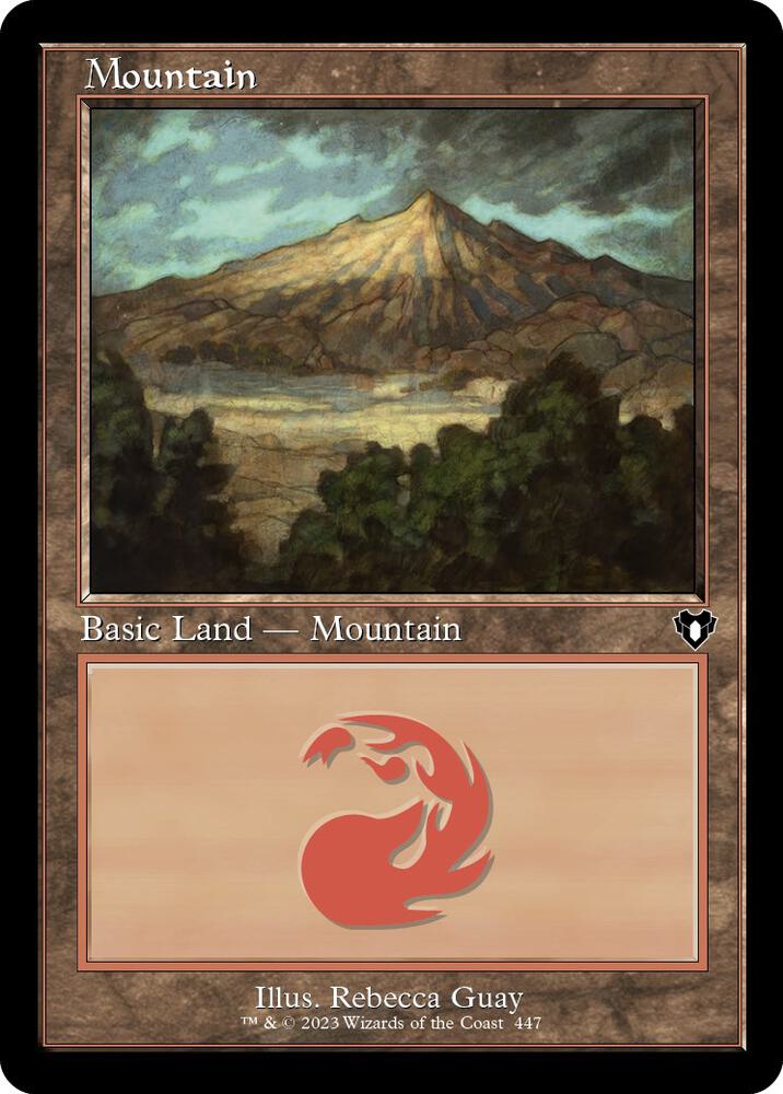 Mountain (447) (Retro Frame) [Commander Masters] 447
