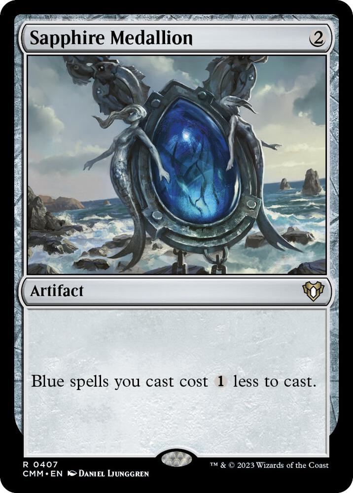 Sapphire Medallion [Commander Masters] 407