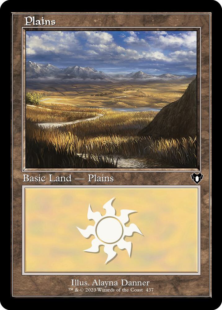 Plains (437) (Retro Frame) [Commander Masters] 437
