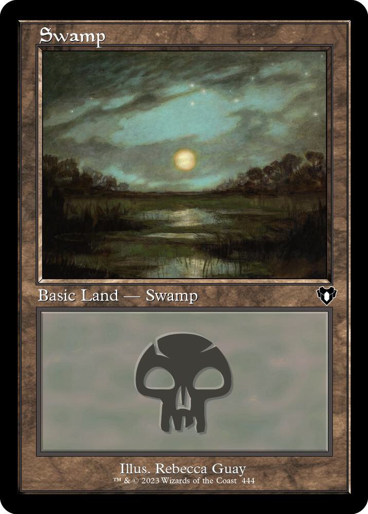 Swamp (444) (Retro Frame) [Commander Masters] 444