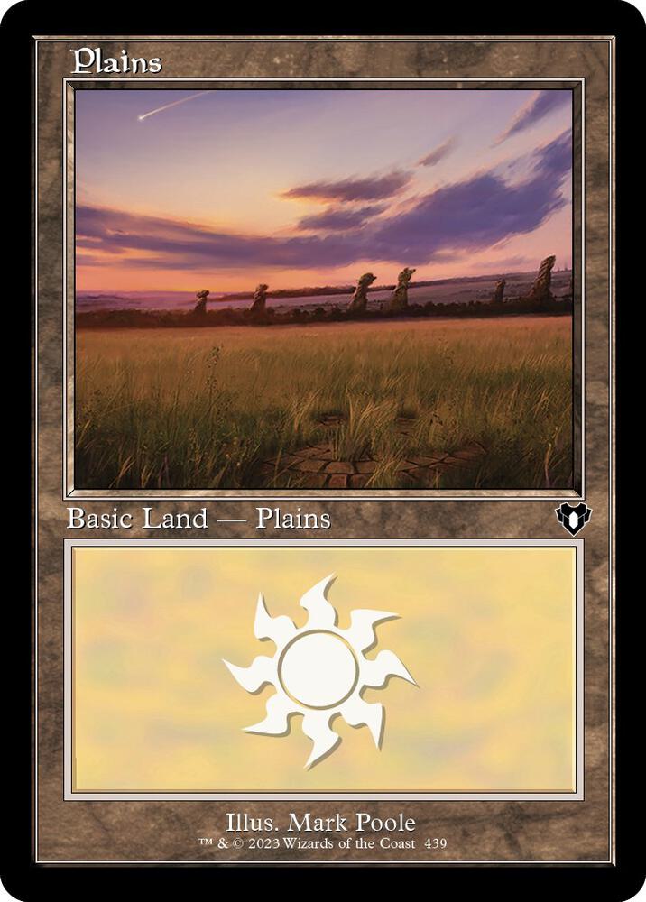 Plains (439) (Retro Frame) [Commander Masters] 439