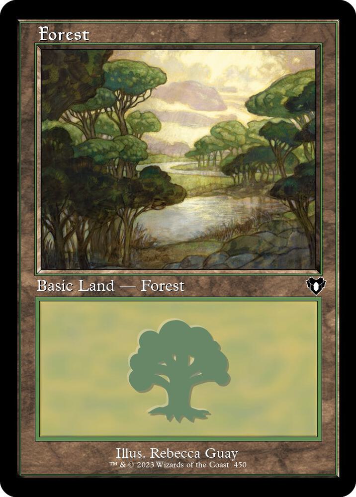 Forest (450) (Retro Frame) [Commander Masters] 450