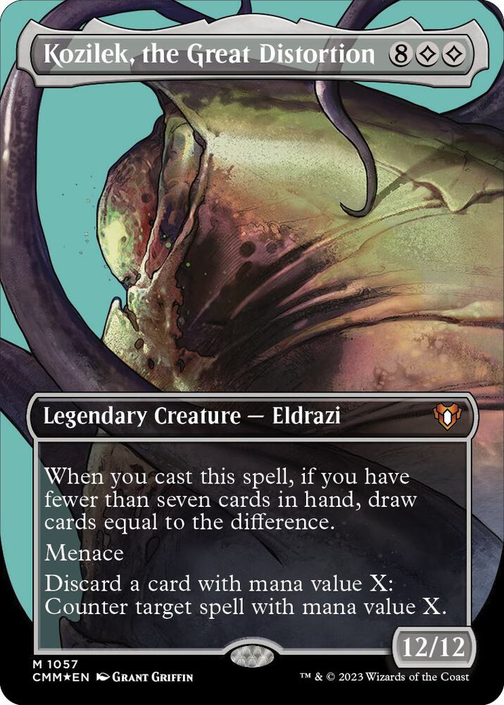 Kozilek, the Great Distortion (Textured Foil) [Commander Masters] 1057