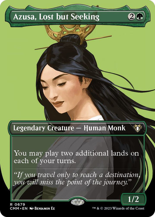 Azusa, Lost but Seeking (Borderless) [Commander Masters] 679