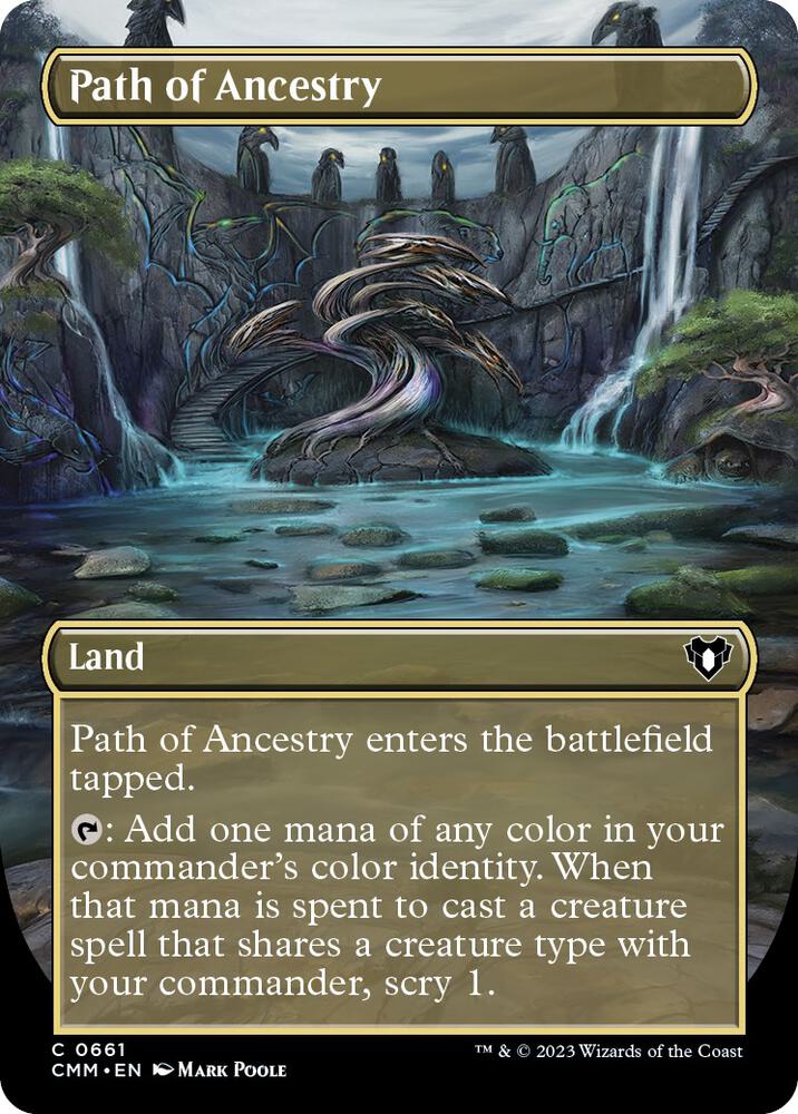 Path of Ancestry (Borderless) [Commander Masters] 661