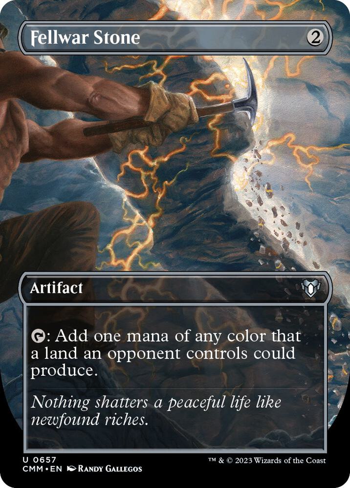 Fellwar Stone (Borderless) [Commander Masters] 657