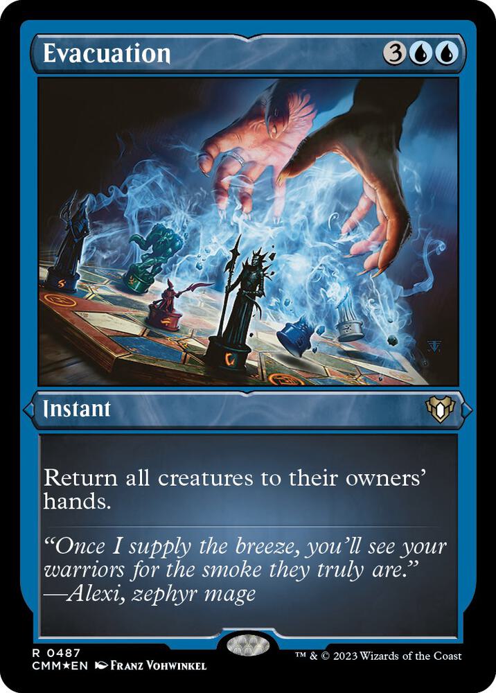 Evacuation (Foil Etched) [Commander Masters] 487