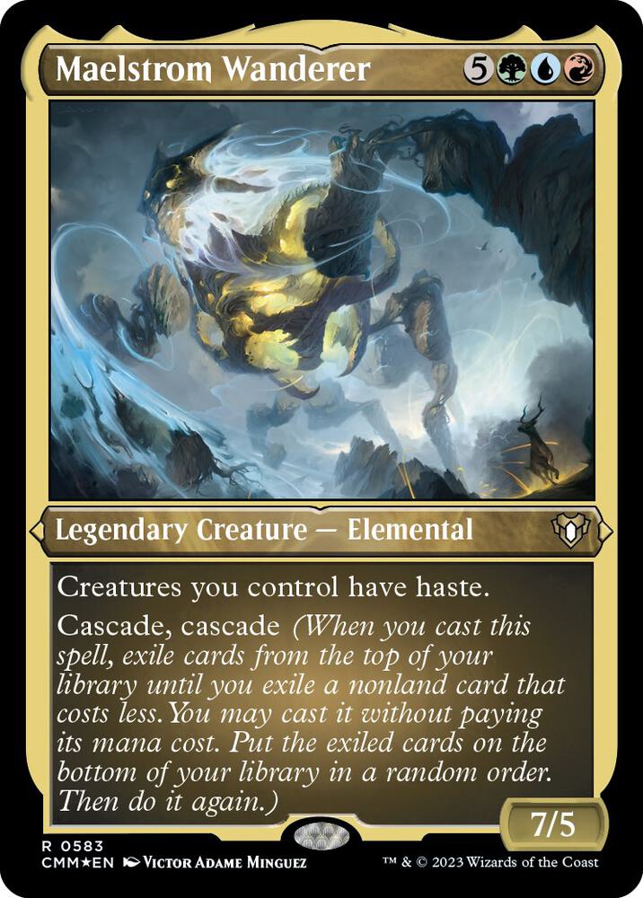 Maelstrom Wanderer (Foil Etched) [Commander Masters] 583