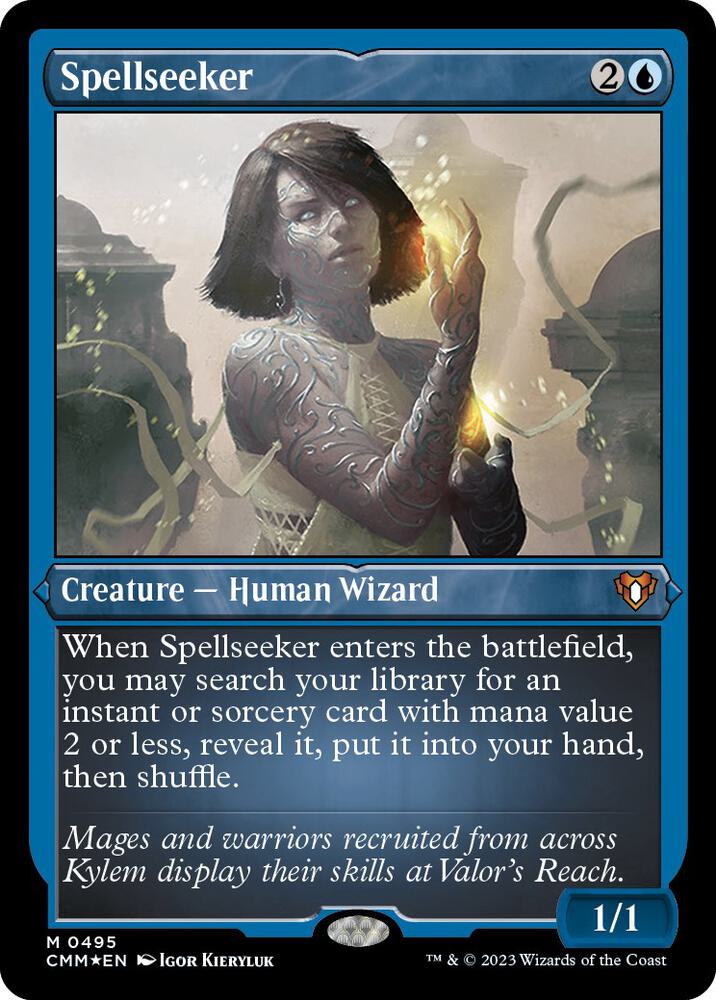 Spellseeker (Foil Etched) [Commander Masters] 495