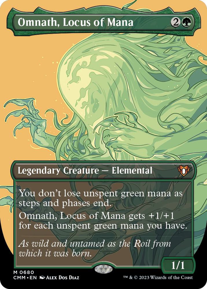 Omnath, Locus of Mana (Borderless) [Commander Masters] 680
