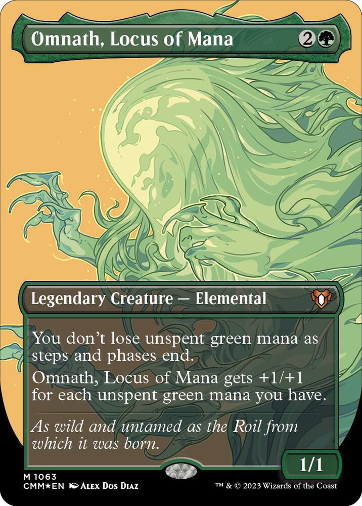 Omnath, Locus of Mana (Textured Foil) [Commander Masters] 1063