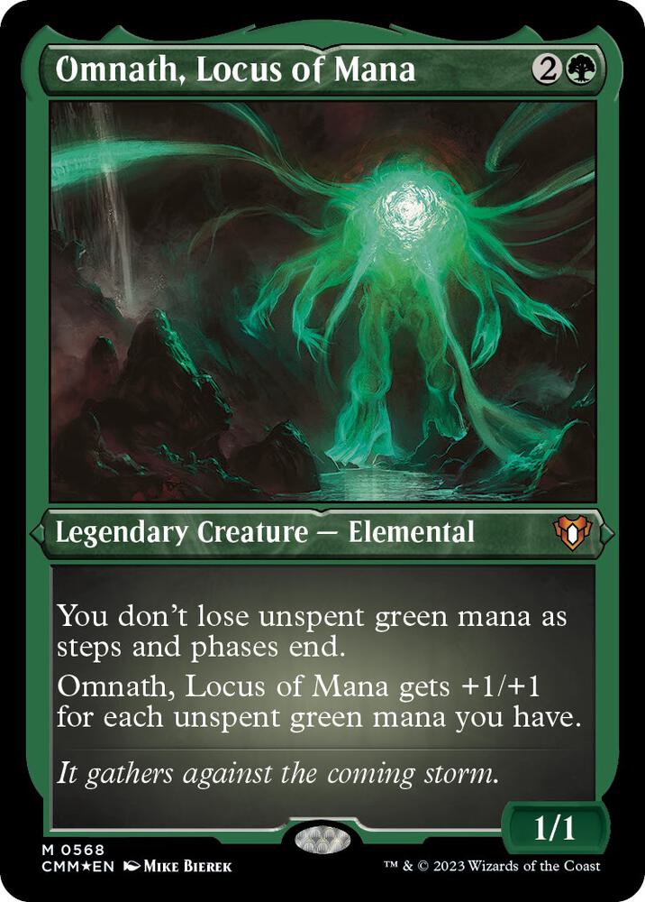 Omnath, Locus of Mana (Foil Etched) [Commander Masters] 568